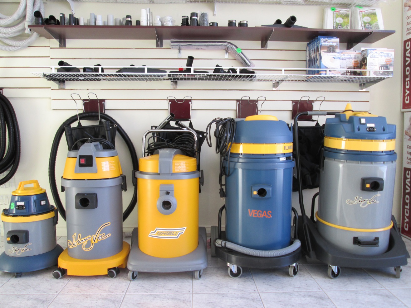 Aspirateurs commerciaux